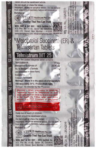 Telmistrum Mt 25 Tablet 15